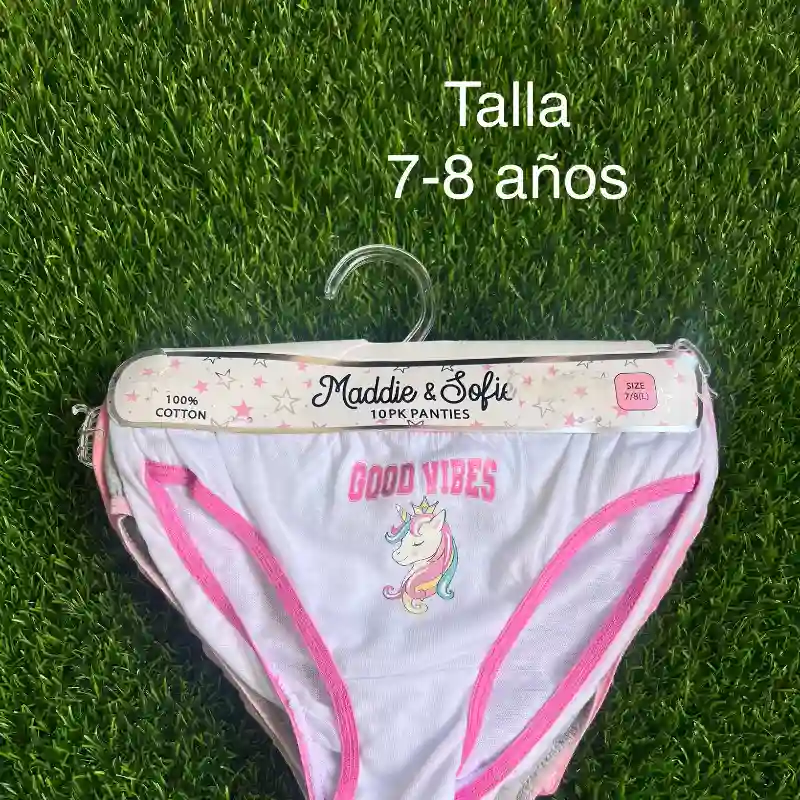 Pack de 10 blumers de niña