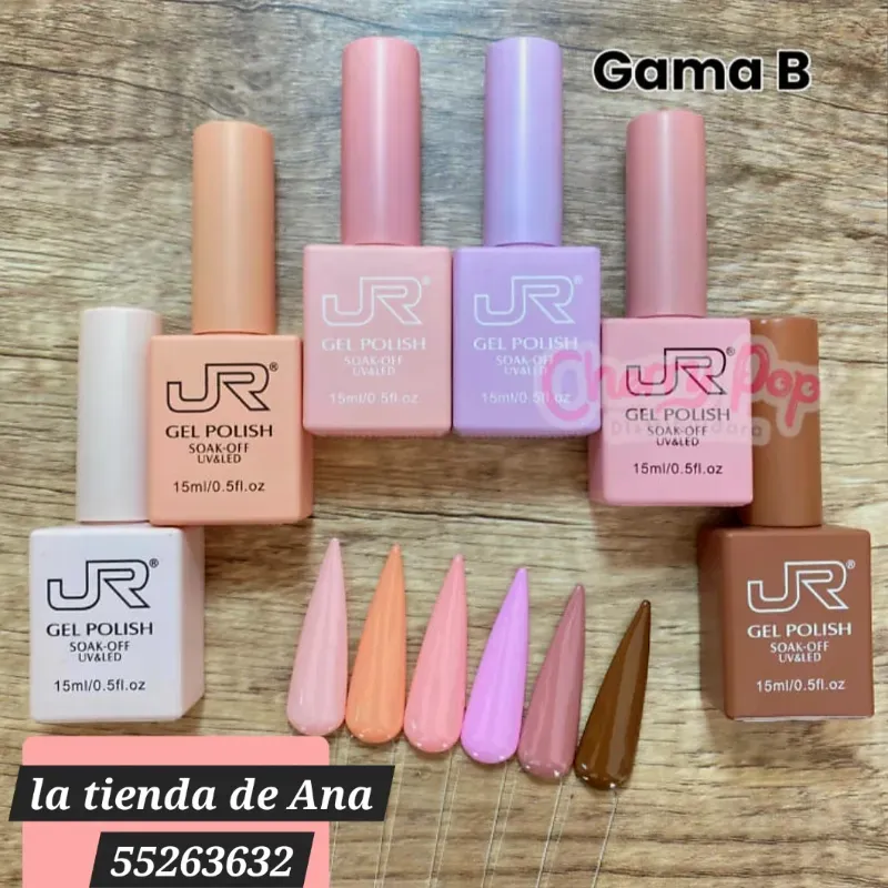 Pinturas JR 15 ml (cuadrados) Gama B