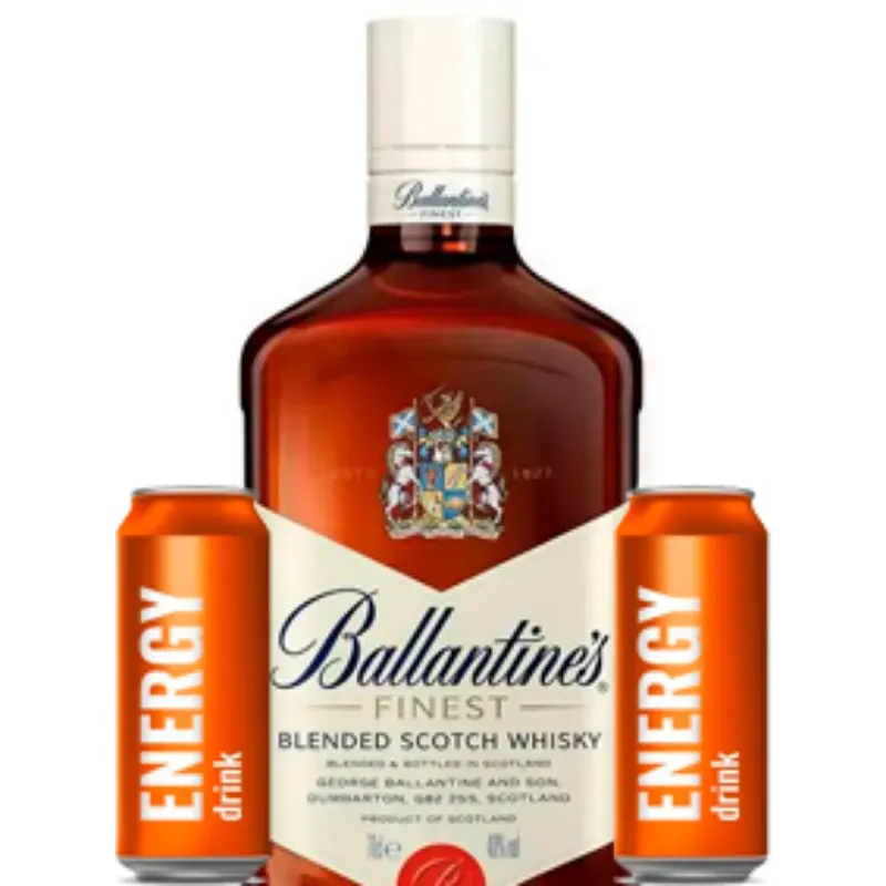 WHISKY BALLANTINES  FINEST+ 2 ENERGIZANTES