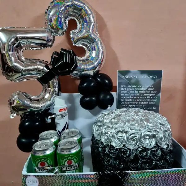 Caja con dulce