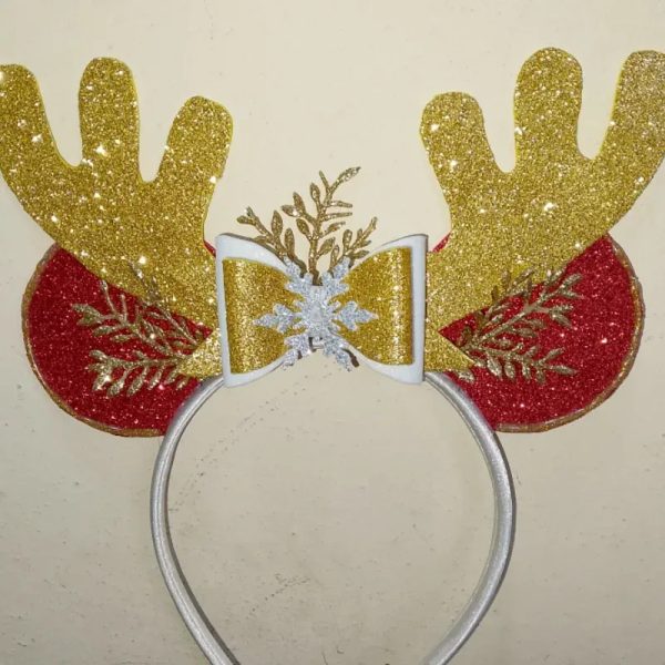 Cintillo reno navideño
