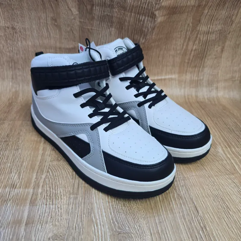 Tenis Estilo Boticas Negros y Gris