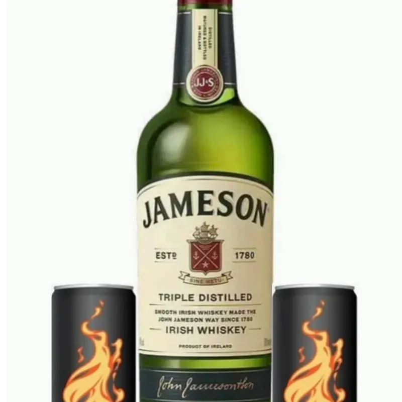 WHISKY JAMESON + 2 ENERGIZANTES