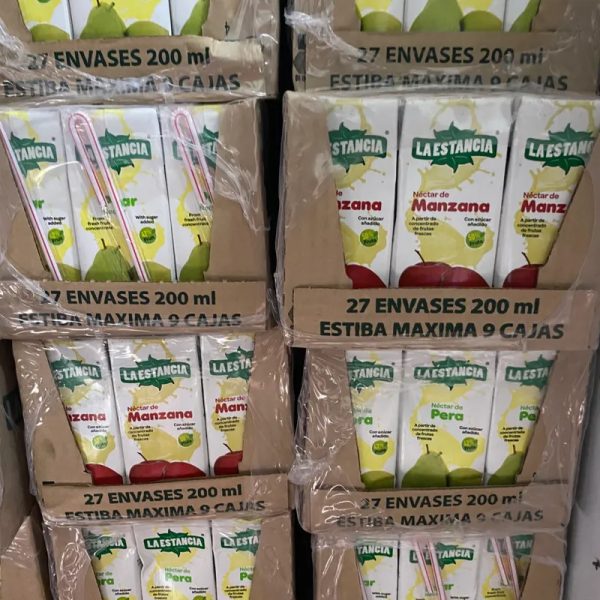 Cajas de jugos La Estancia