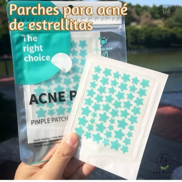 Parches de estrellitas para acné  40 unidades