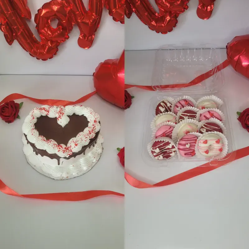 COMBO 3: TENTACION (minitorta con drip de chocolate+minidonas)