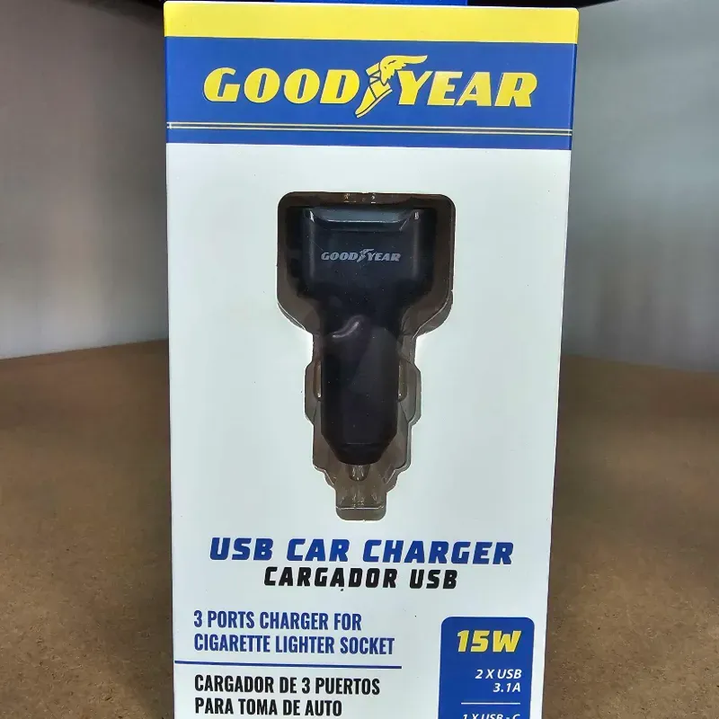 CARGADOR USB DE AUTO GOOD YEAR (15W)