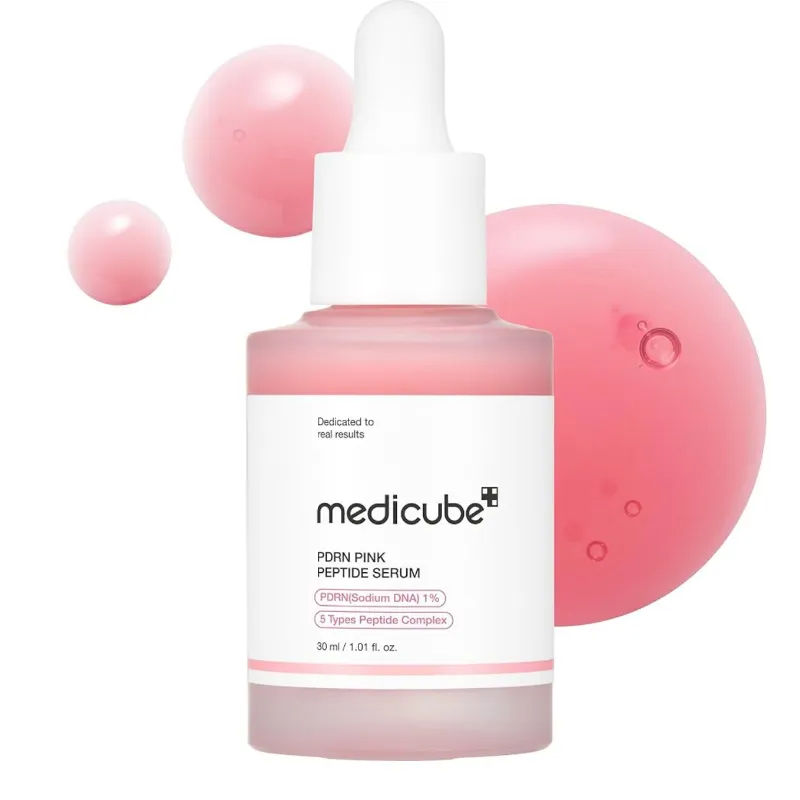 Suero de ADN de Salmon con Peptido Rosa y Niacinamida