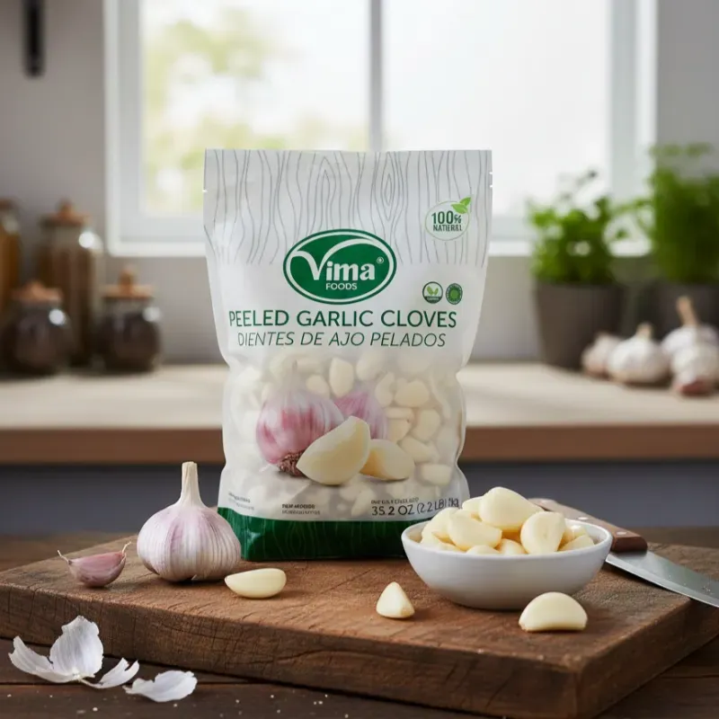 Paquete de ajos pelados