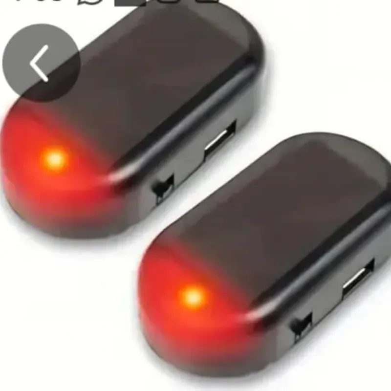 LUCES LED SOLAR ROJAS Y AZULES