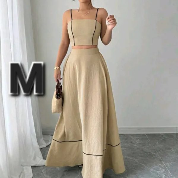 Conjunto Elegante de Top y Saya