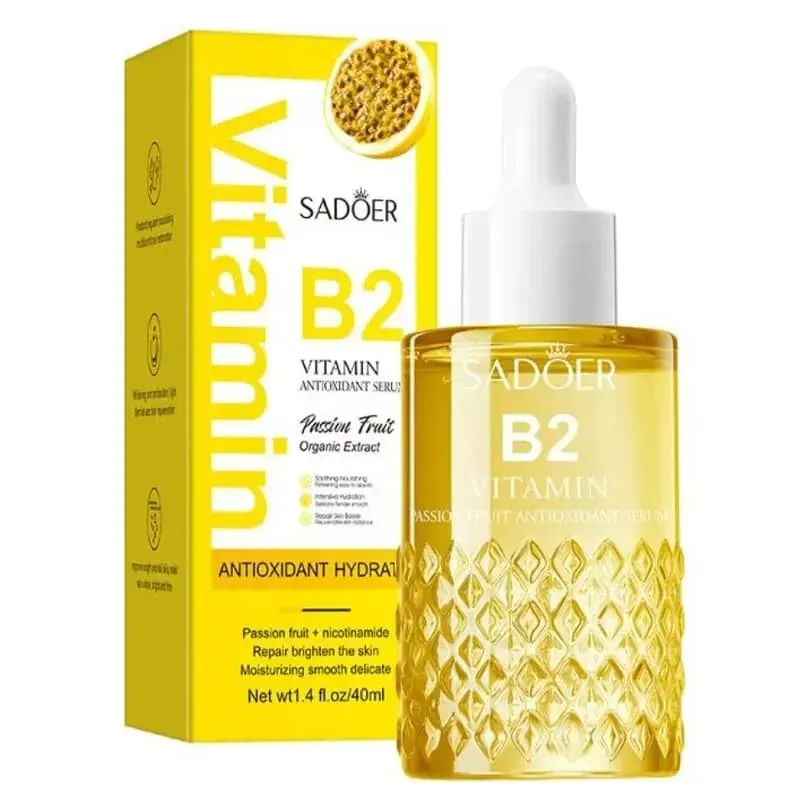 SÉRUM SADOER CON VITAMINA B2 , NIACINAMIDA Y FRUTA DE LA PASIÓN