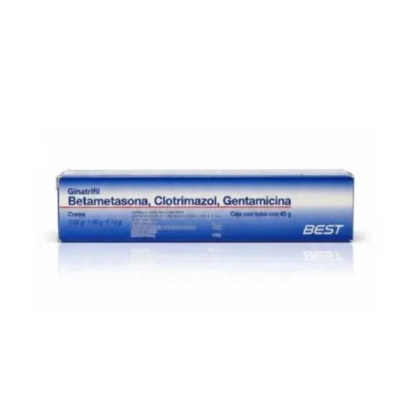 Crema Triple Antibiótico Best Ginatrifil 40 g - Betametasona + Clotrimazol + Gentamicina