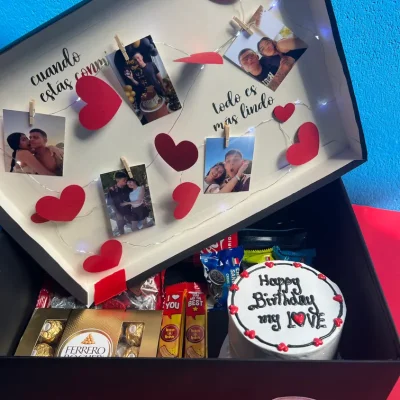 Caja sorpresa CON MINI TORTA