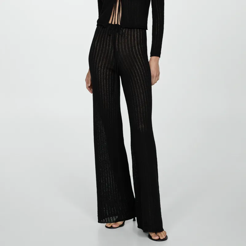 Pantalón Crochet Mango