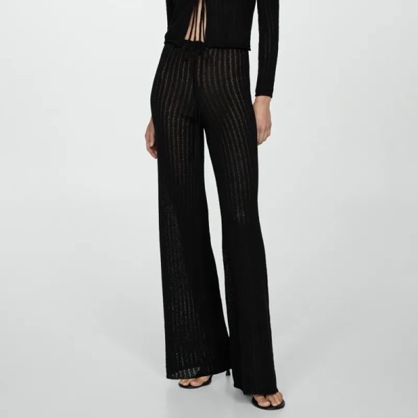 Pantalón Crochet Mango