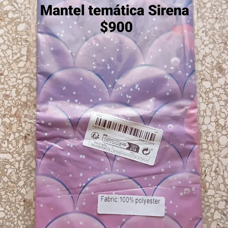 Mantel temática Sirena ‍♀️