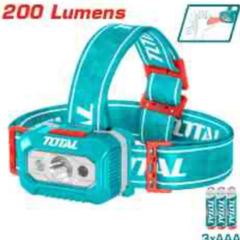 Lámpara de cabeza con pilas