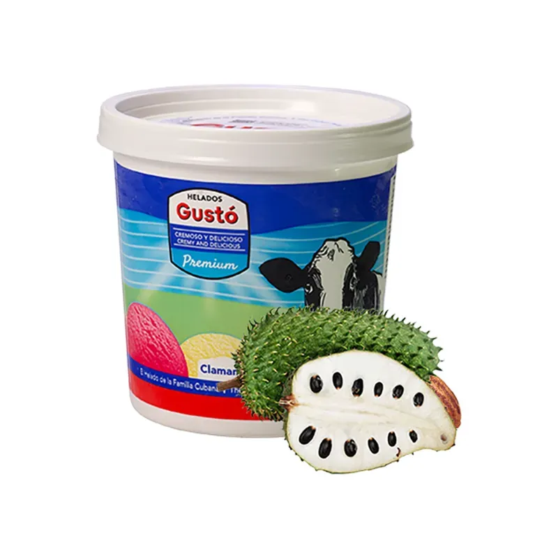 Helado Gustó de guanábana