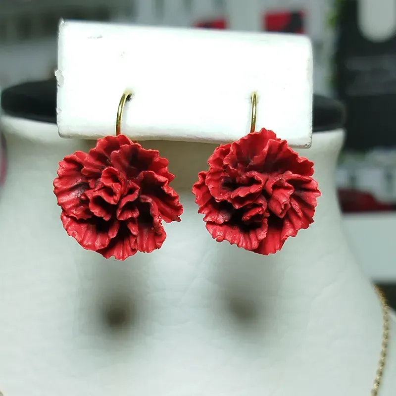 ✨Aretes de Claveles✨