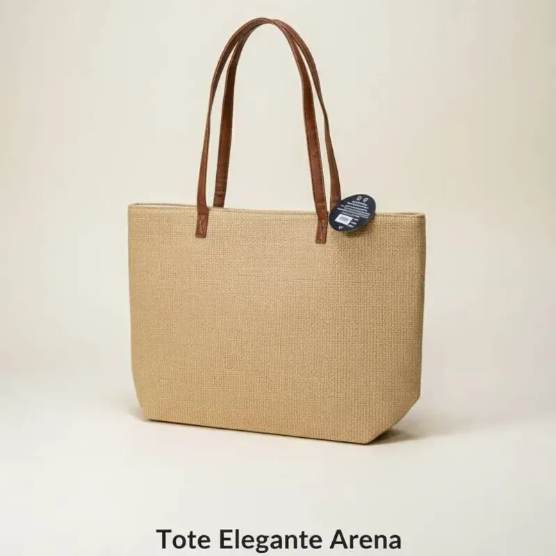 DY-Bolso Tote Clasico Tono Tierra