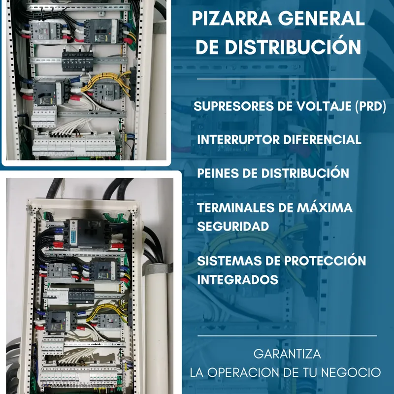 Pizarra general de distribución
