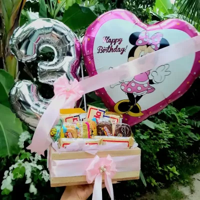 Ancheta de dos globos 