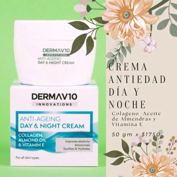 Crema Facial Antiedad DERMAV10
