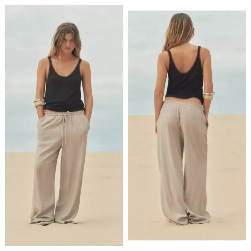 Pantalón Zara fluido