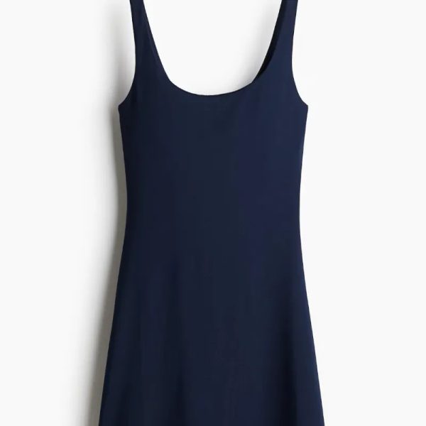 Vestido corto Microfibra H&M