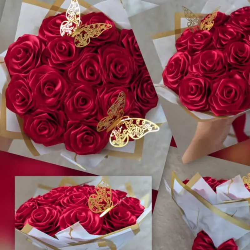 Ramos de 15 rosas eternas