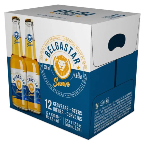 Caja de Cerveza Belgastar Suave 12 u