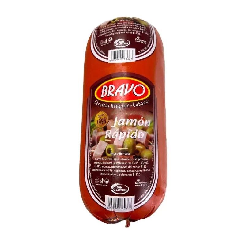 1208001 - Jamon Rapido 2 Kg Bravo (Caja de 10 unidades) - U/M: U