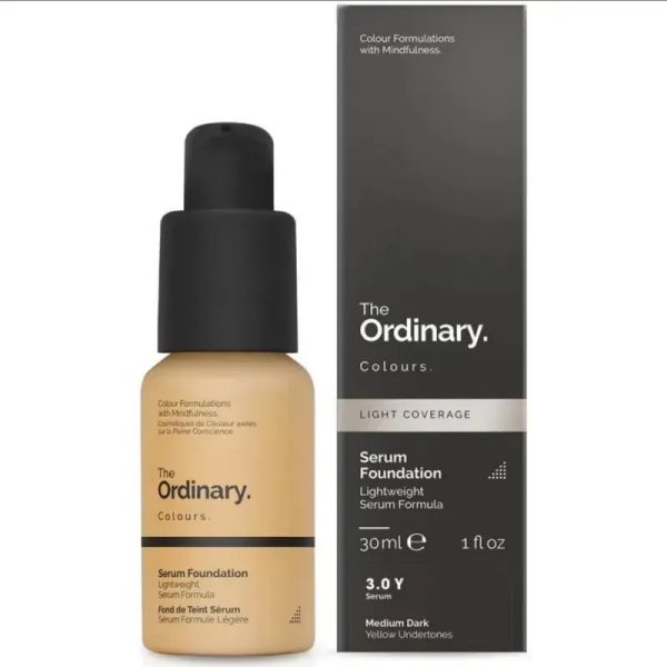 Serum fundation 3.0 y the Ordinary