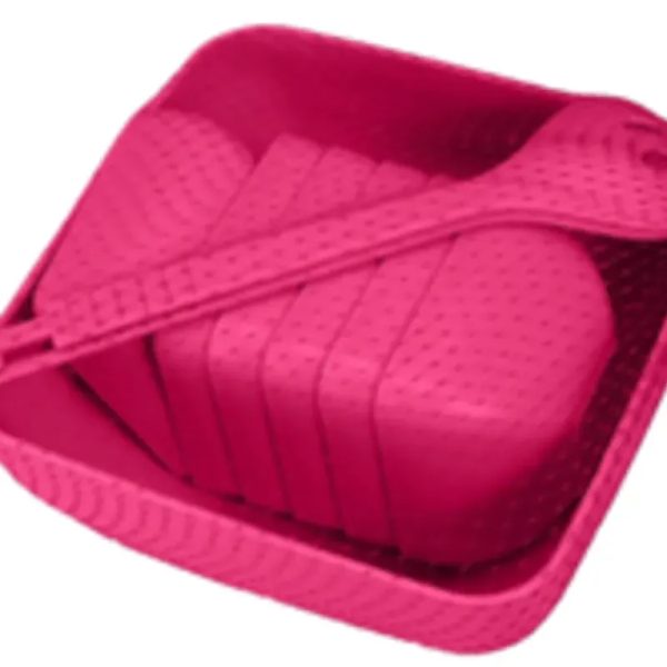 SET DE ENSALADERA CUADRADO COLORES SURTIDOS (9 PZS)