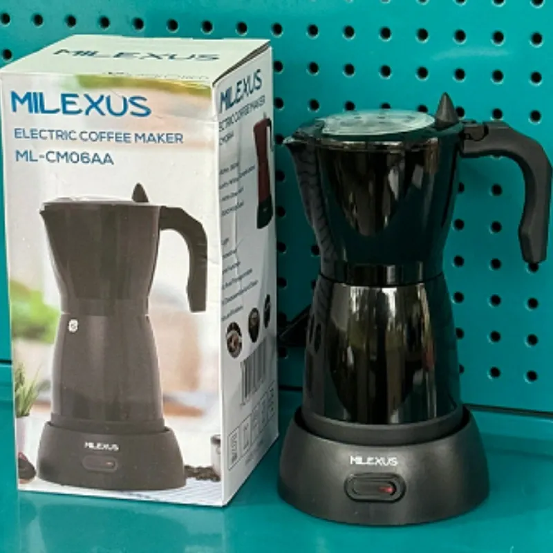 CAFETERA ELÉCTRICA DE 6 TAZAS MARCA MILEXUS REF: LT-T60