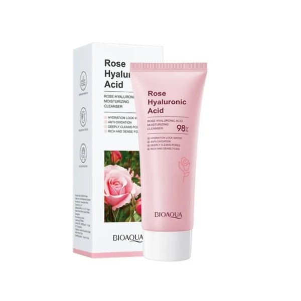 Limpiador Hidratante de Ácido Hialurónico y Rosas Bioaqua