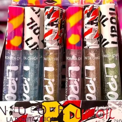 Lip oil con brillitos ✨️