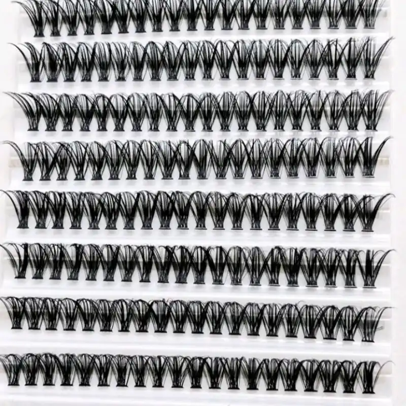 Pestañas negras individuales