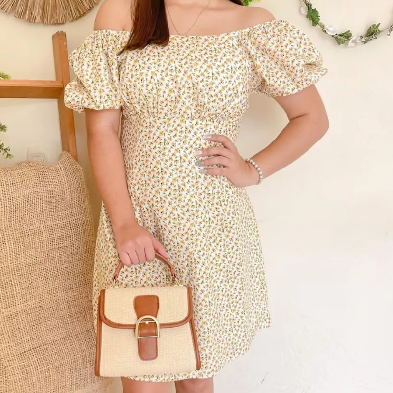 Vestido flores amarillas