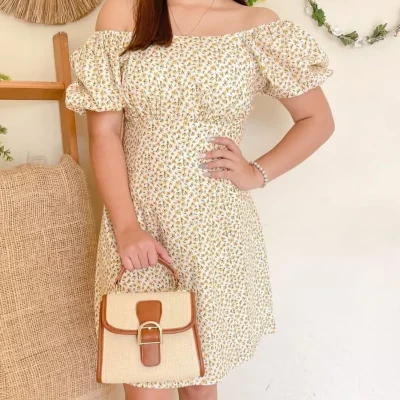 Vestido flores amarillas