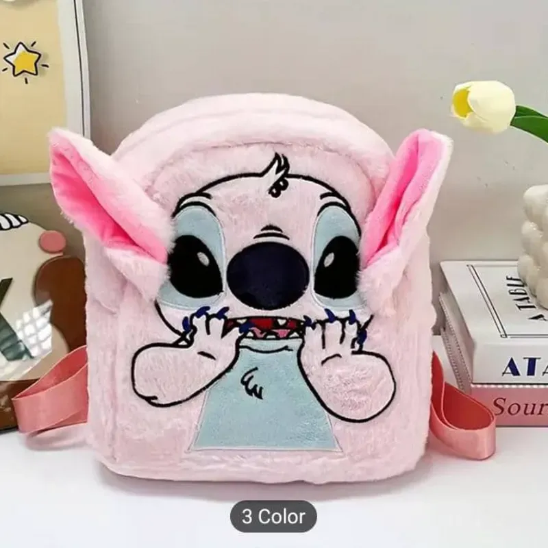 Mochila de stitch rosa