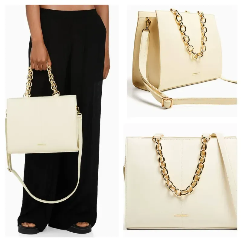 Cartera Bershka maxi