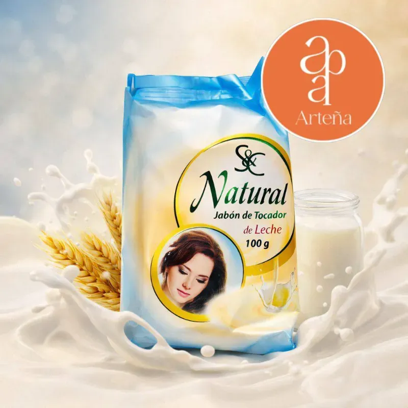 Natural Jabón de Tocador de Leche (100 g)