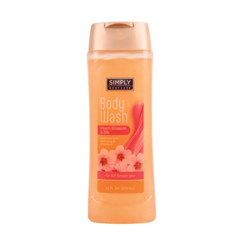 Gel de Baño Peach Blossom & Silk SIMPLY, 355 ml