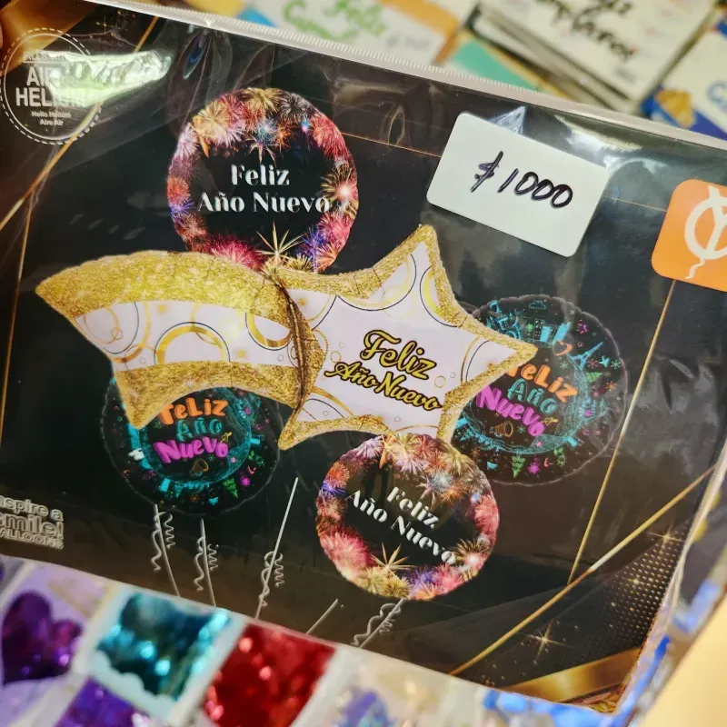 Set de 5 globos inflables