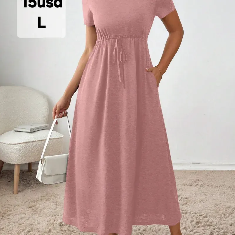 Vestido Largo Tipo Pullover