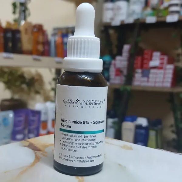 Serum facial de Niacinamida, Vitamina B3 y escualeno