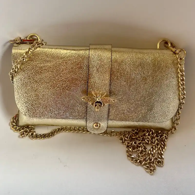 Cartera Elegante Materiale En piel