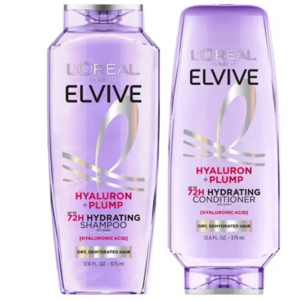 Champú y acondicionador L'Oréal Paris Elvive Hyaluron + Plump
